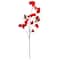 12 Pack: Red Apple Blossom Branch Spray by Ashland®